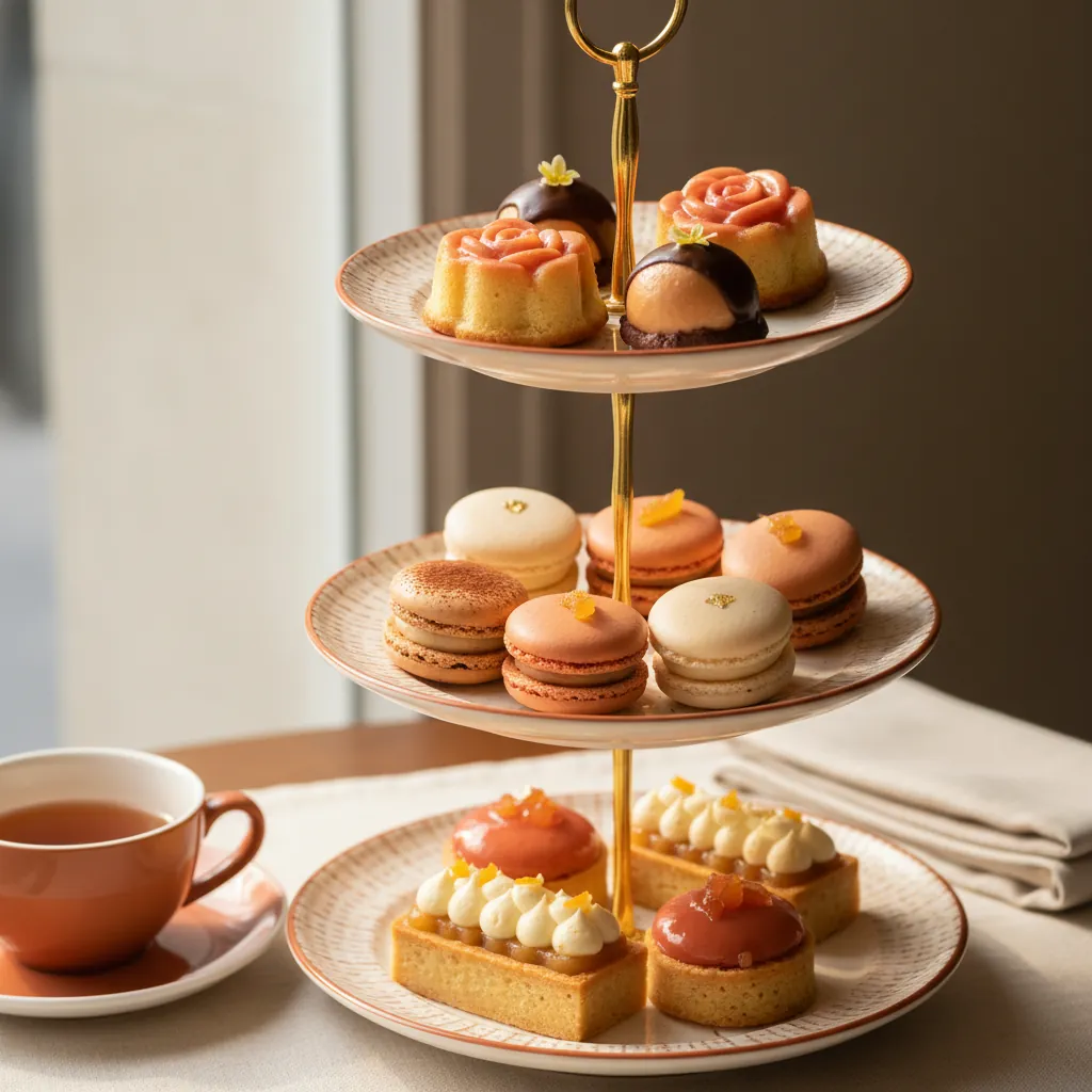 Huisgemaakte taartjes en petit fours